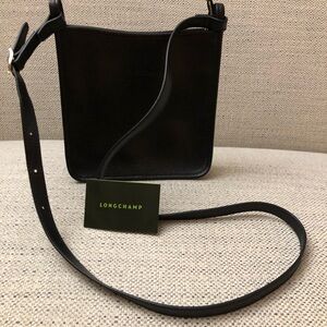 Authentic Longchamp Le Flone CROSSBODY BAG Shoulder Bag Black new without tags